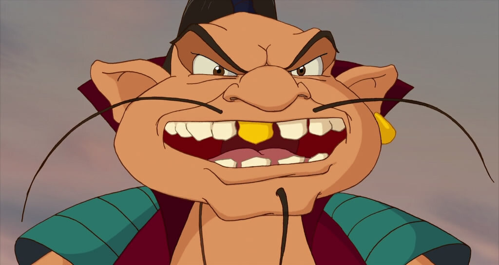 Мне сразу вспоминается наш мультфильм "Илья Муромец и Соловей-Разбойник". Образ злодея, кстати, взят из восточнославянской мифологии. Согласно былинам, Соловей-Разбойник обладал "посвистом", поражающим его врагов