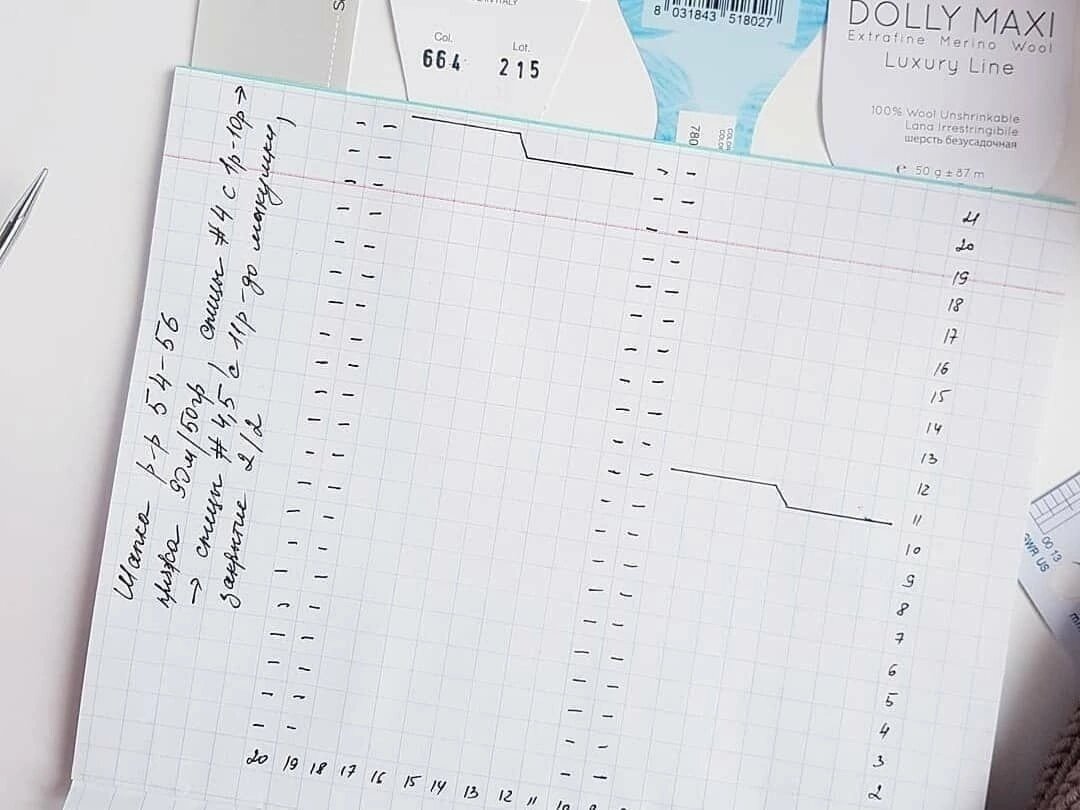 На схеме показан расчет на размер 54-56.Фото с интернета.