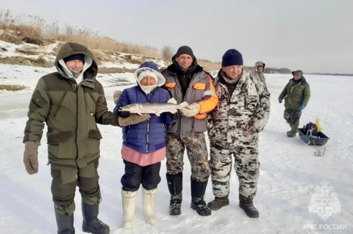    Рыболовы в -40°C устроили битву на льду в ЕАО
