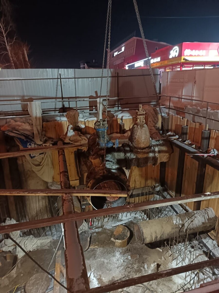    Врезка водовода. Источник: t.me/rvk_brn