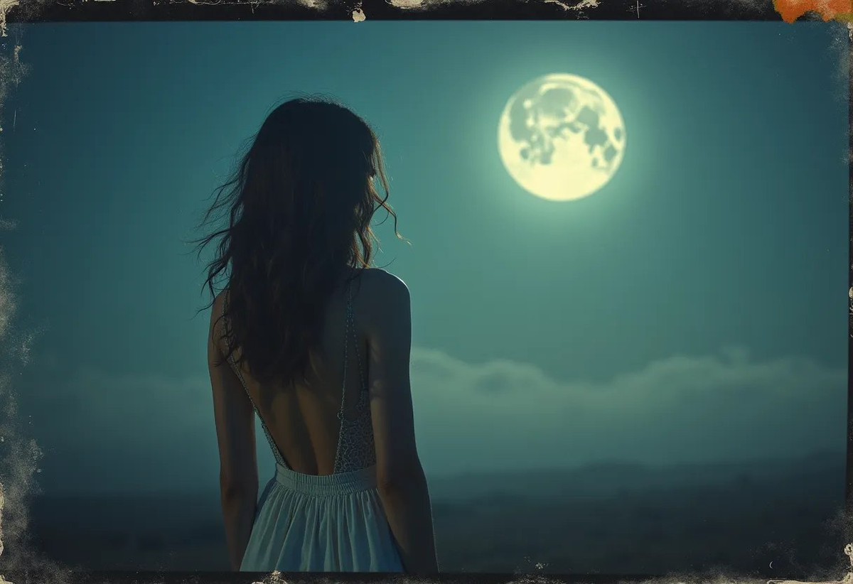 Что ждет на с в полнолуния 2025 года. Иллюстрация — Звёзды над городом