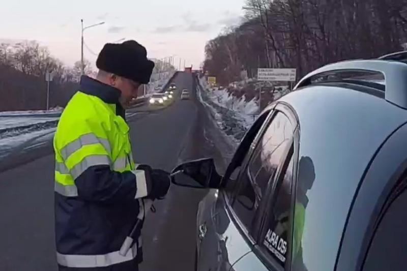 Фото: скриншот с видео Госавтоинспекции Камчатского края