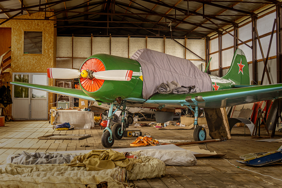 ЯК-18А в Аэрограде Можайский фото Антон Ешурин