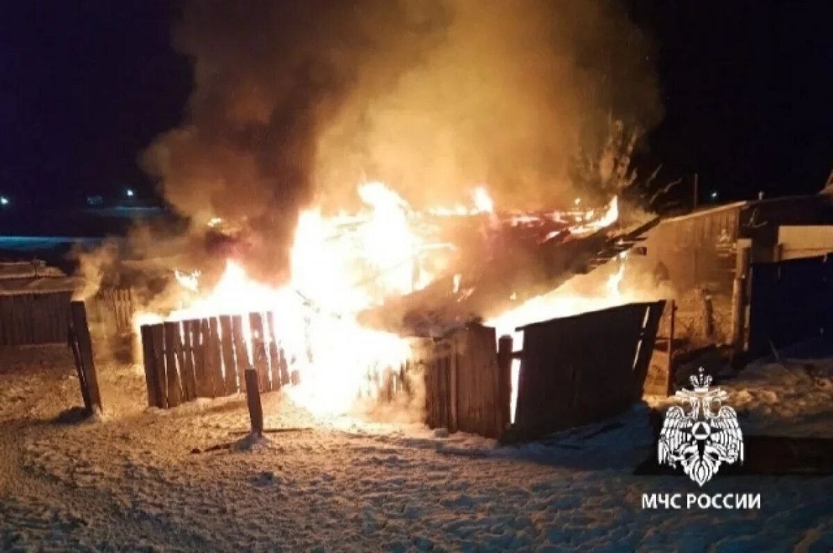    После гибели трёх мужчин на пожаре в Иркутской области завели дело