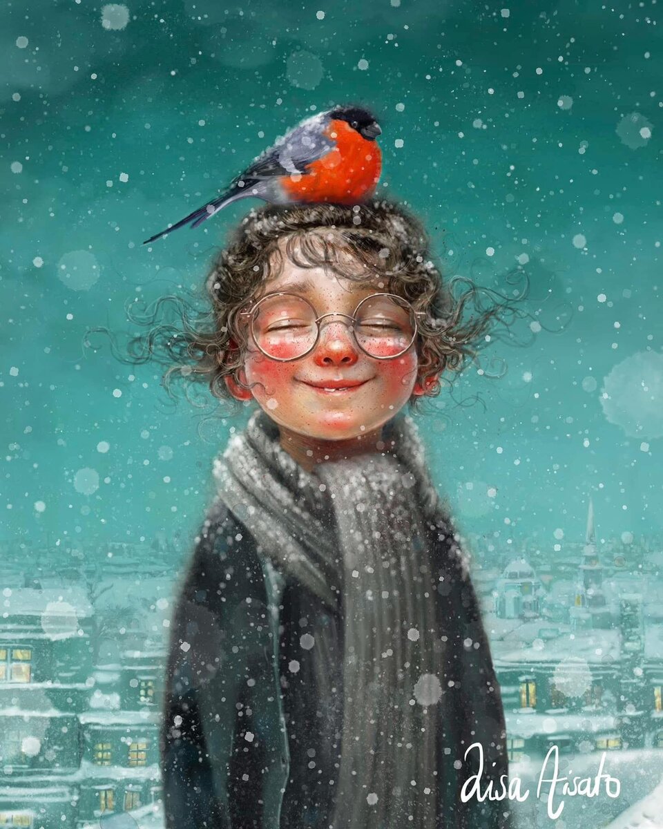 Художественная работа  Лизы Айсато