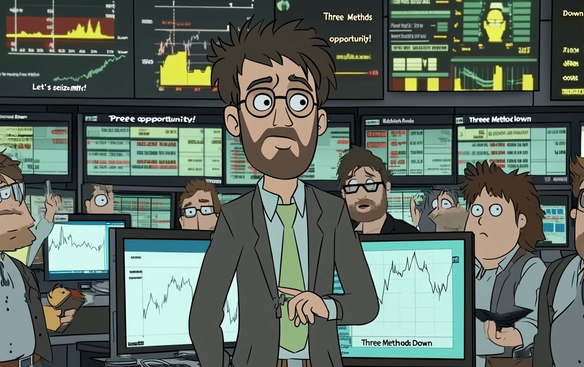    Распознаем и используем паттерн "три метода вниз" для успешной торговли. Павел Летучка