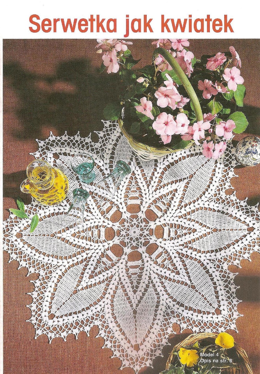 Ажурныые салфетки крючком