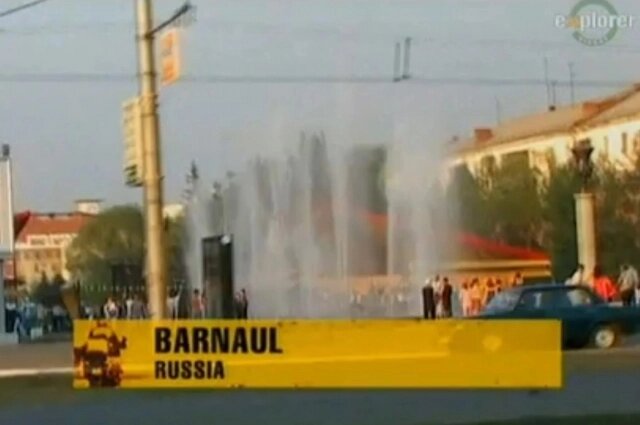    Путешественники были в Барнауле в середине мая, когда стояла сильная жара. Фото: кадр видео/ Фильм «Долгий путь домой. Эпизод 4: Барнаул - западная Монголия»