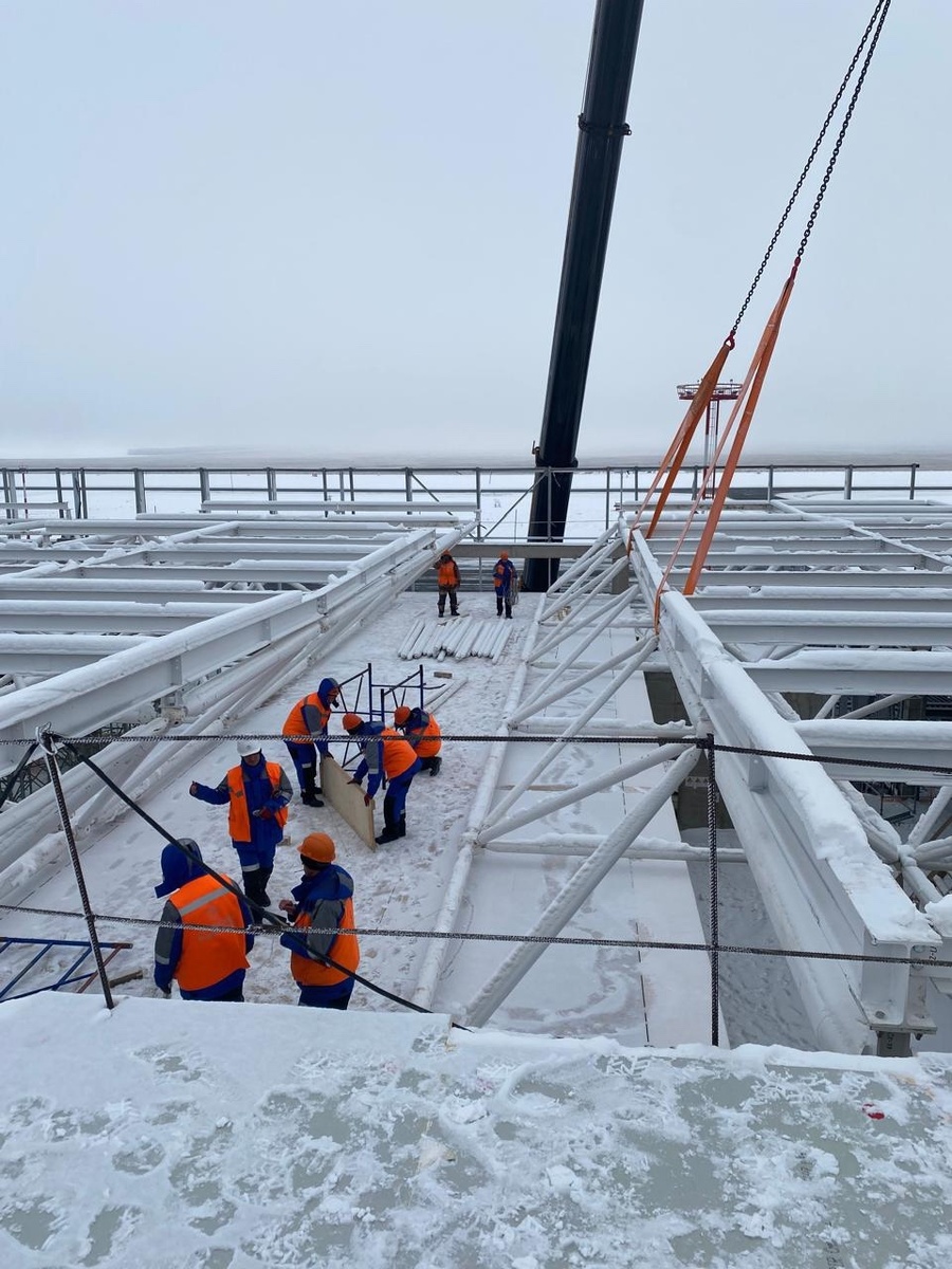  📷    Аэропорт Оренбурга превращается в ажурную паутинку Белов Михаил Александрович