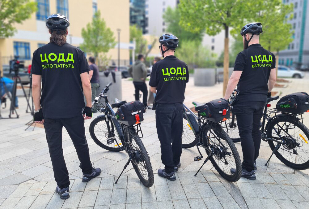 Велопатруль ЦОДД Москвы
