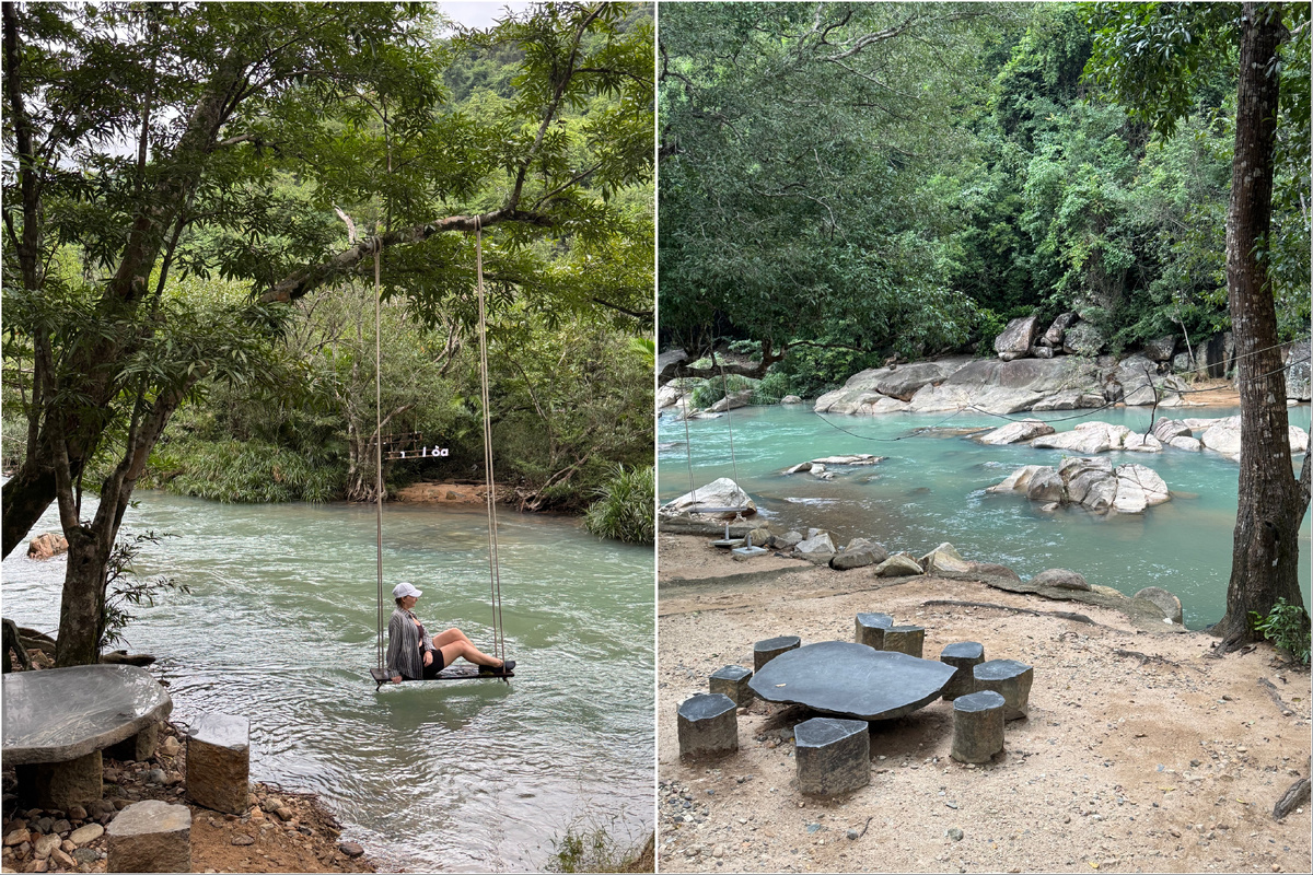Водопады БаХо, зона отдыха