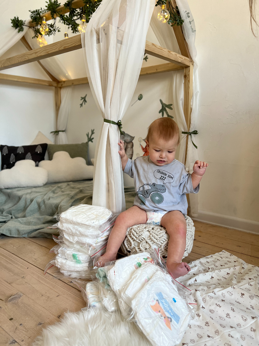 Микс подгузников бренда Чижик-Пыжик