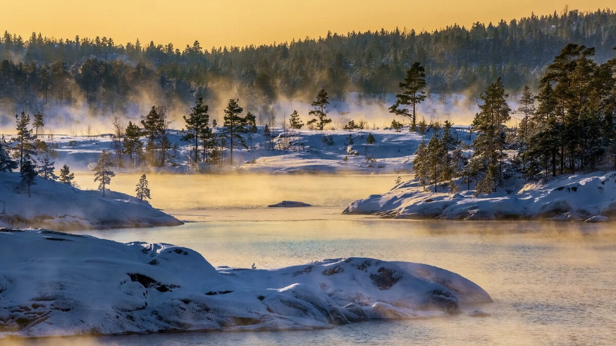 Зима. Карелия