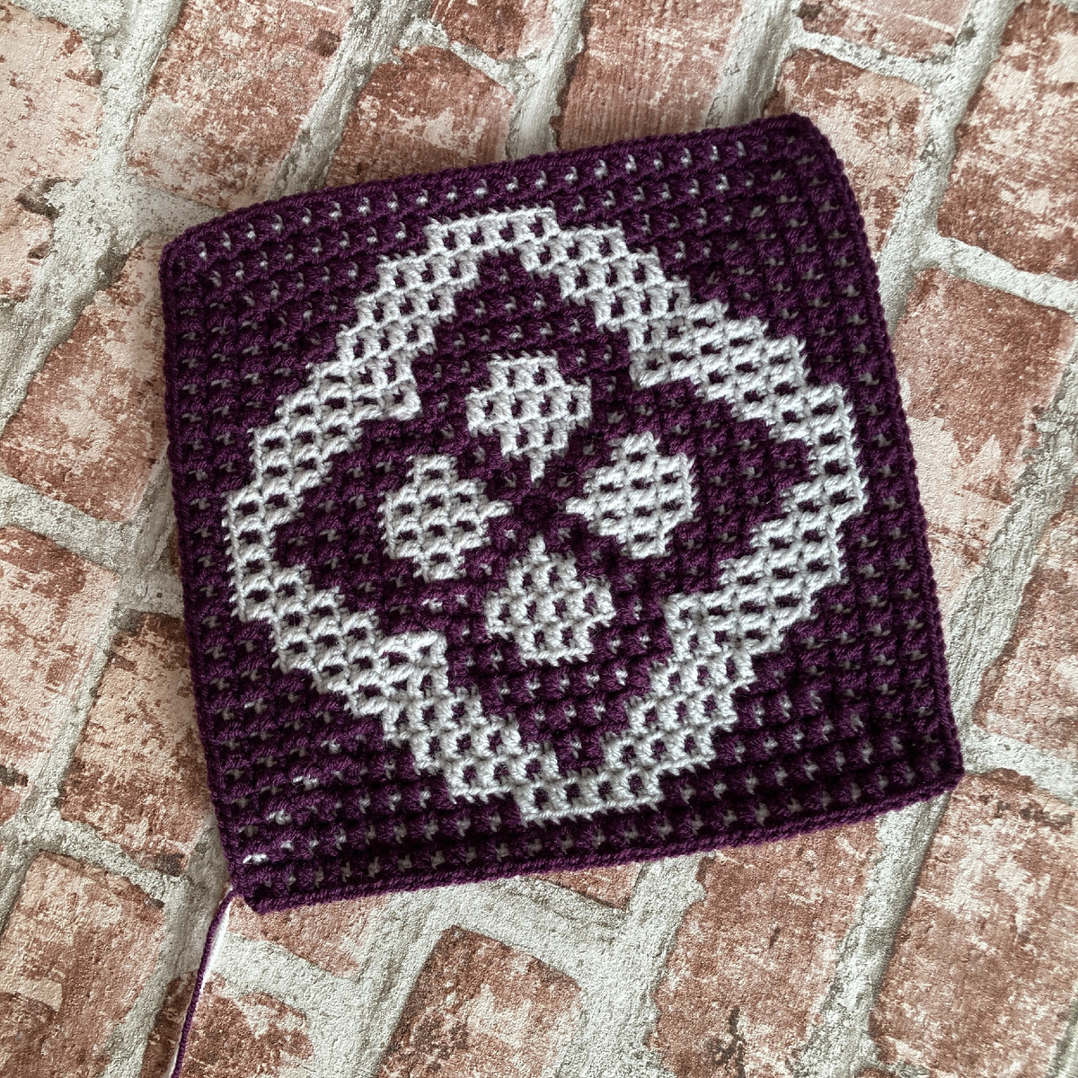 Образец мотива из 23 рядов