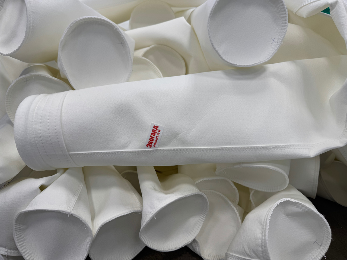 Фильтрующие рукава полиэфир. Filter bags. Фильтр рукава «ПО «Экогард». Аспирационный рукав. 