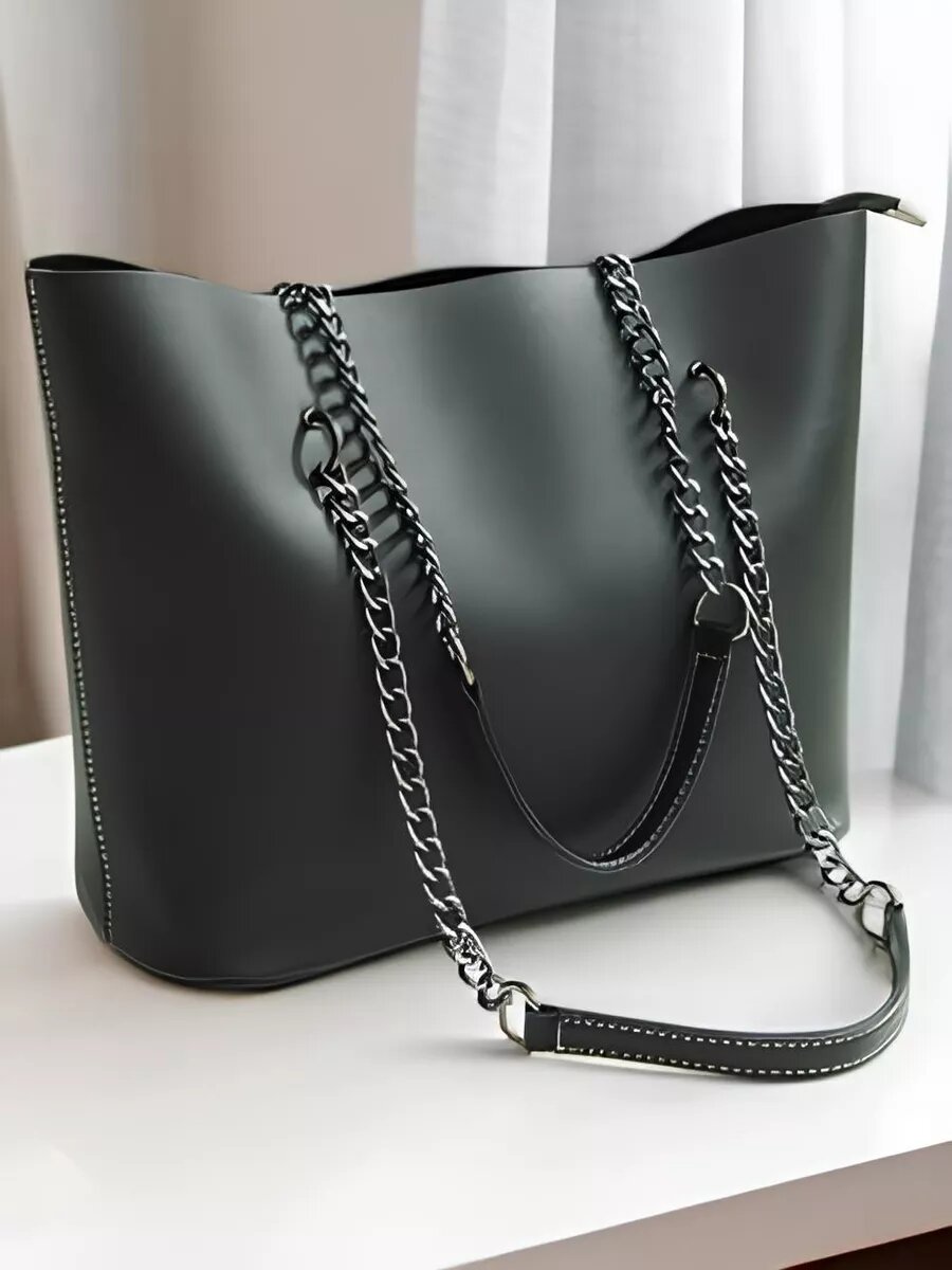 Шоппер с молнией — это воплощение элегантности и функциональности