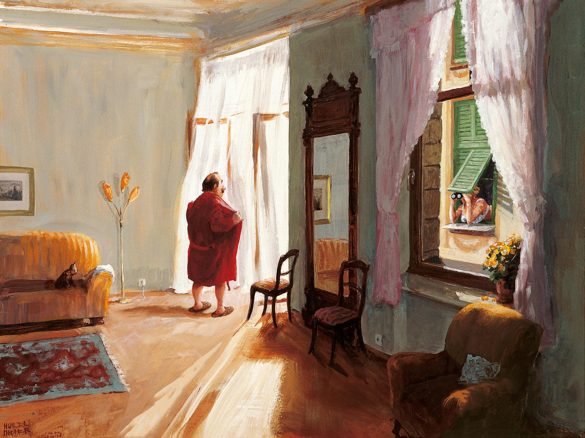 рисунок Руди Хурцльмайера