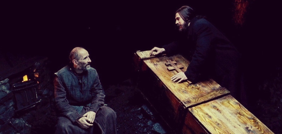 Пётр Мамонов в роли отца Анатолия в фильме «Остров» (2006 г., режиссёр П. Лунгин).