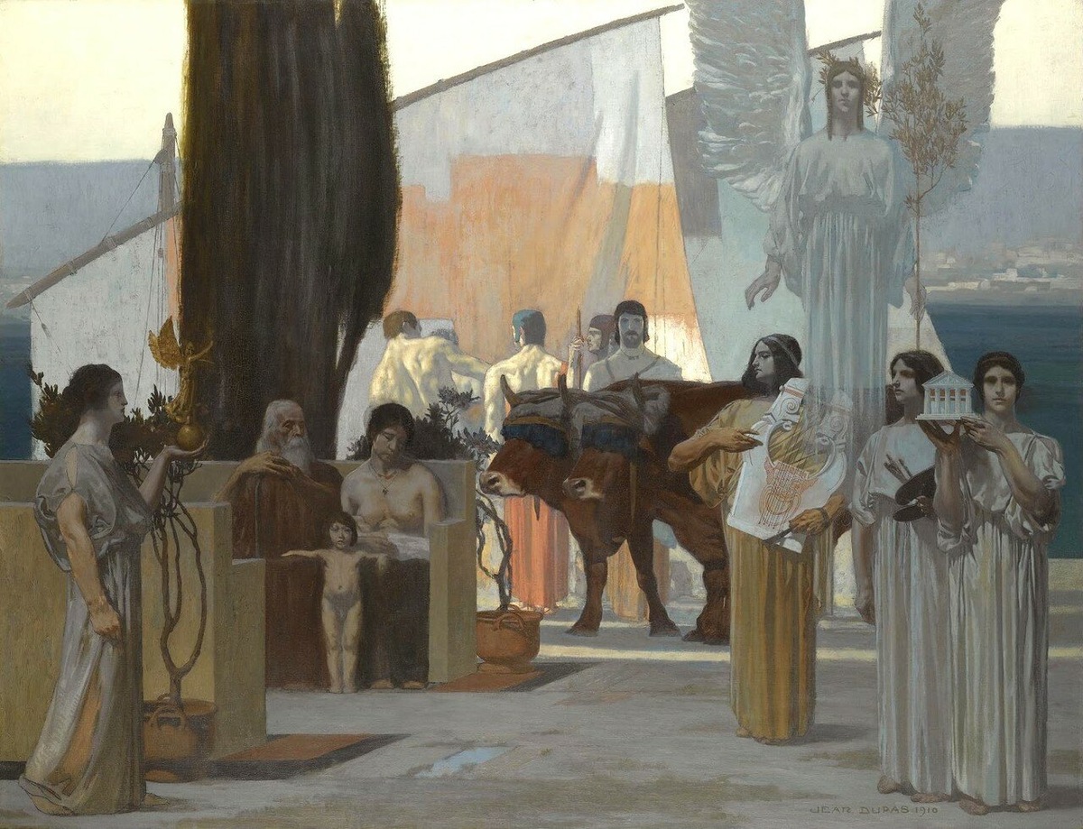 Аллегория мира (La Paix), 1910. 89 х 116 х.,м. Частное собрание - Жан Дюпа