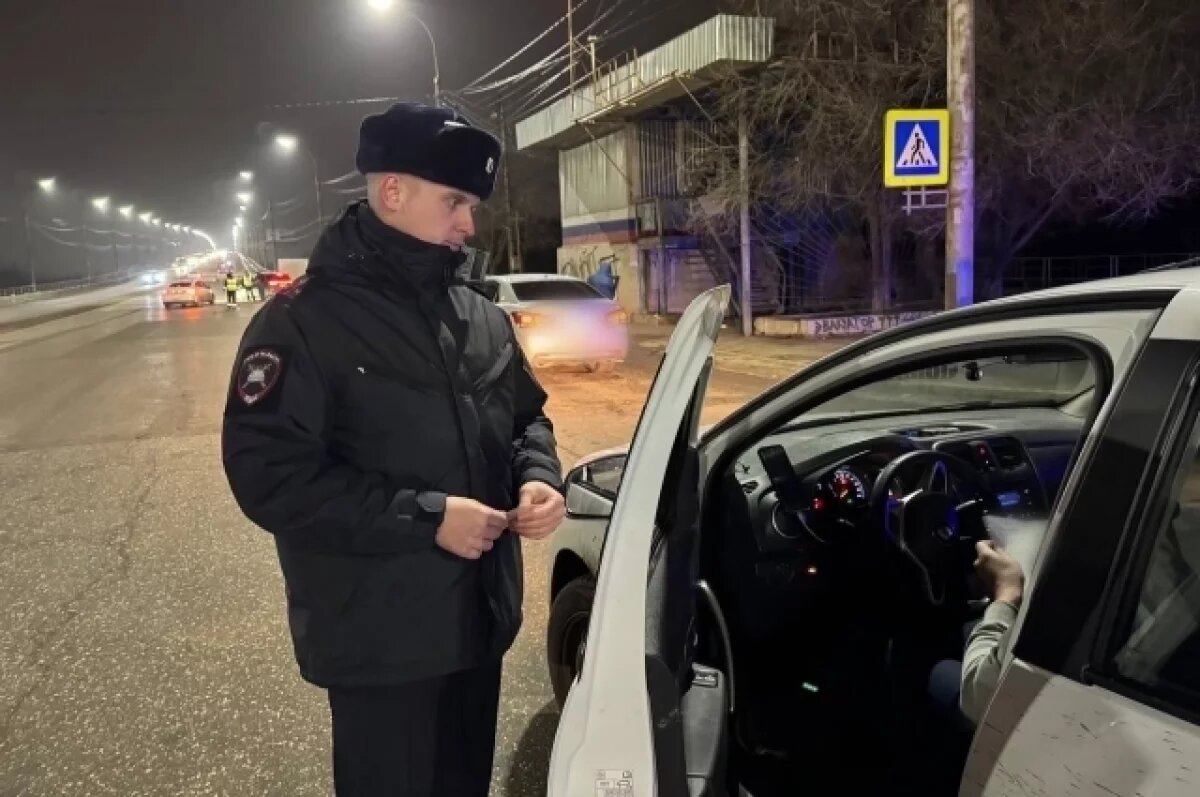    Выходные под градусом: отличились 70 астраханских водителей