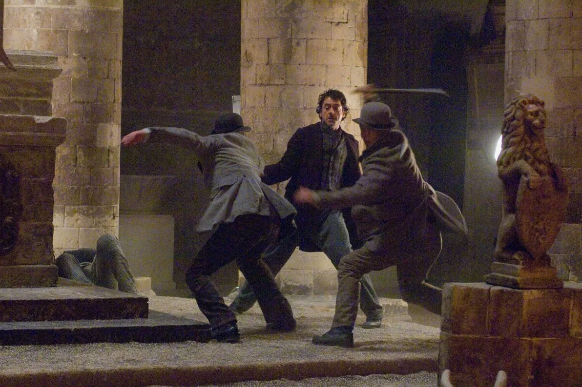 Кадр из фильма "Шерлок Холмс" (2009)