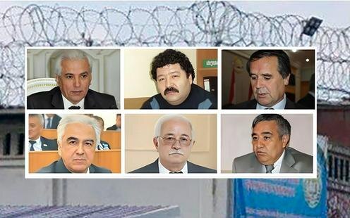 Обвиняемые в попытке госпереворота в Таджикистане