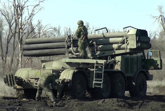   Боевая работа РСЗО «Ураган» в зоне СВО