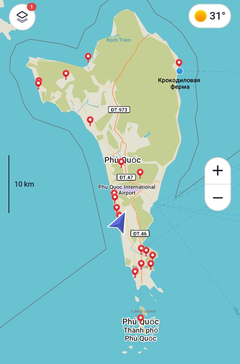 Много лет пользуюсь приложением Maps.me. Работает без интернета. Просто нужно заранее скачать карту местности.