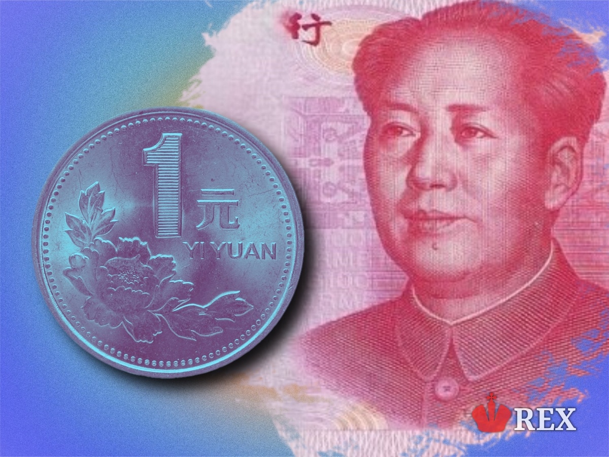    Китайский юань. Фото: ИА REX