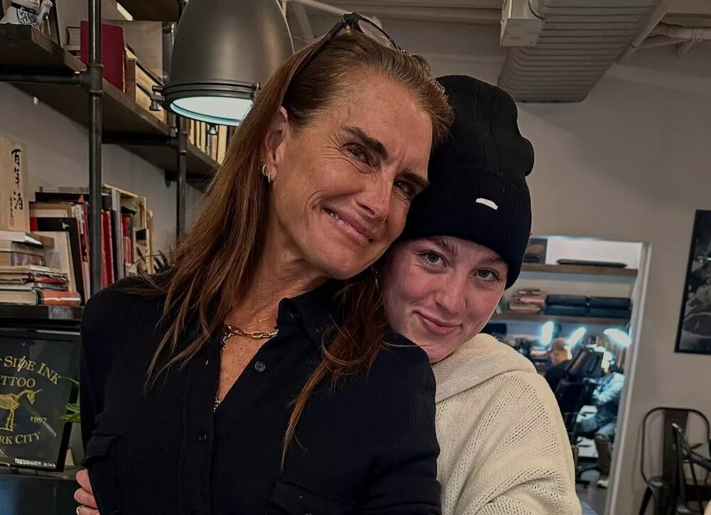    Брук Шилдс с дочерью сделали парные татуировки