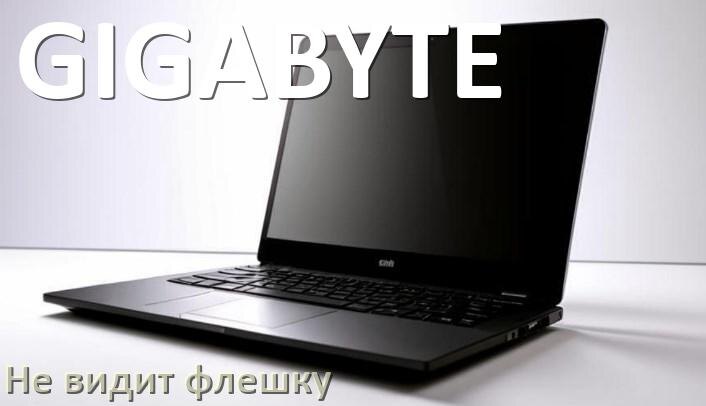 
Почему ноутбук GIGABYTE не видит флешку USB в биосе и Windows