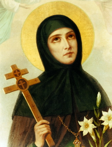 Икона преподобной Евфросинии 19-нач 20в