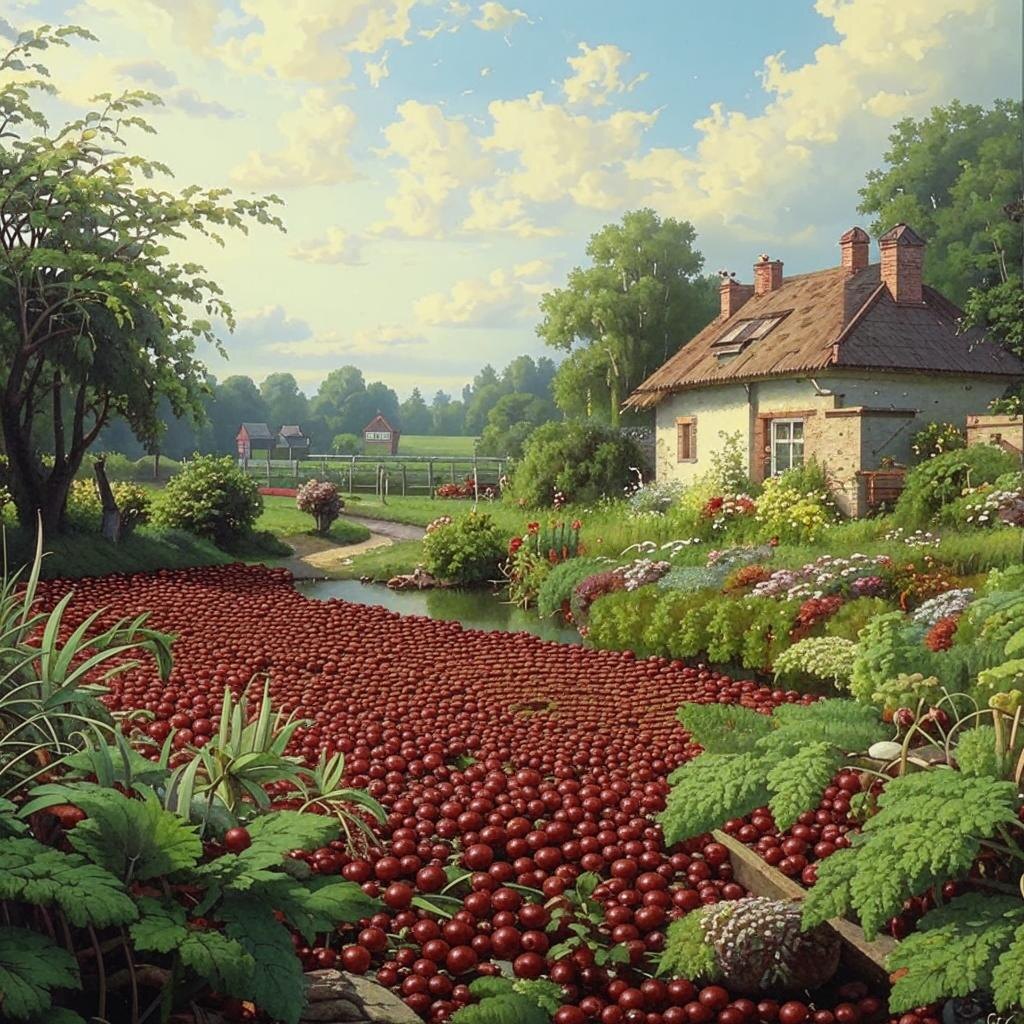 Ваш урожай . Так клюкву собирают за границей .