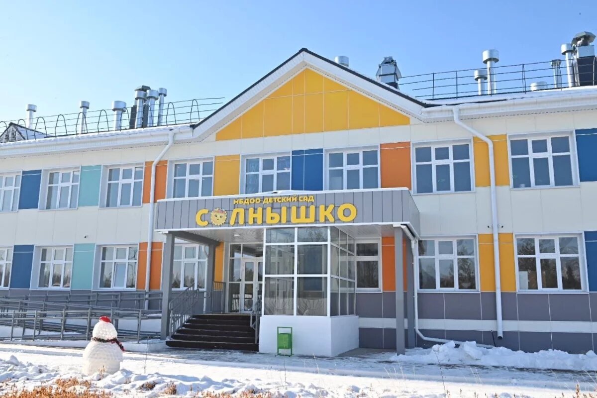    Новый детский сад на 100 мест открыли в Тарбагатайском районе Бурятии