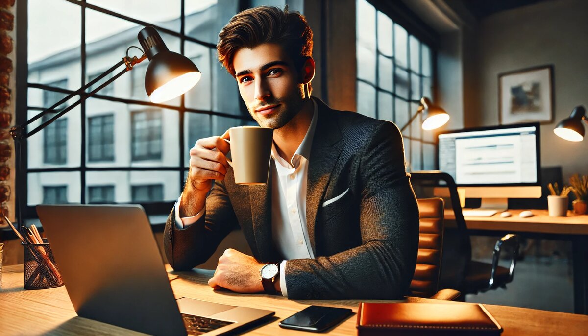 Идеальное утро начинается с чашечки кофе