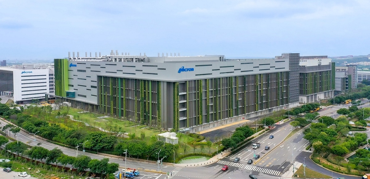 Фабрика Micron в Тайчжуне, Тайвань. Изображение: micron.com