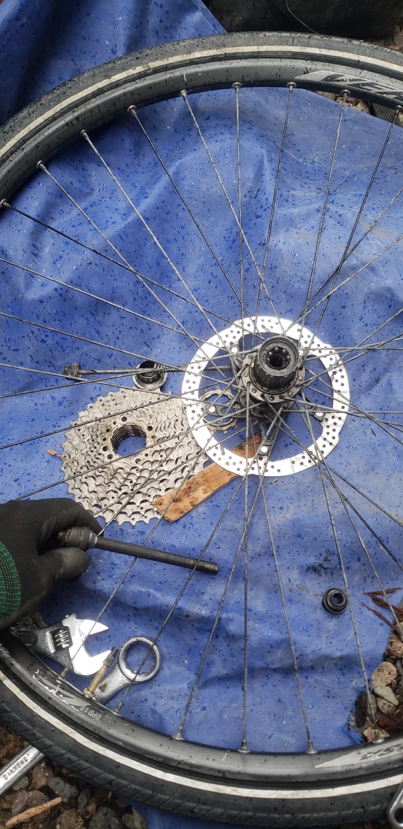 Разобрал колесо