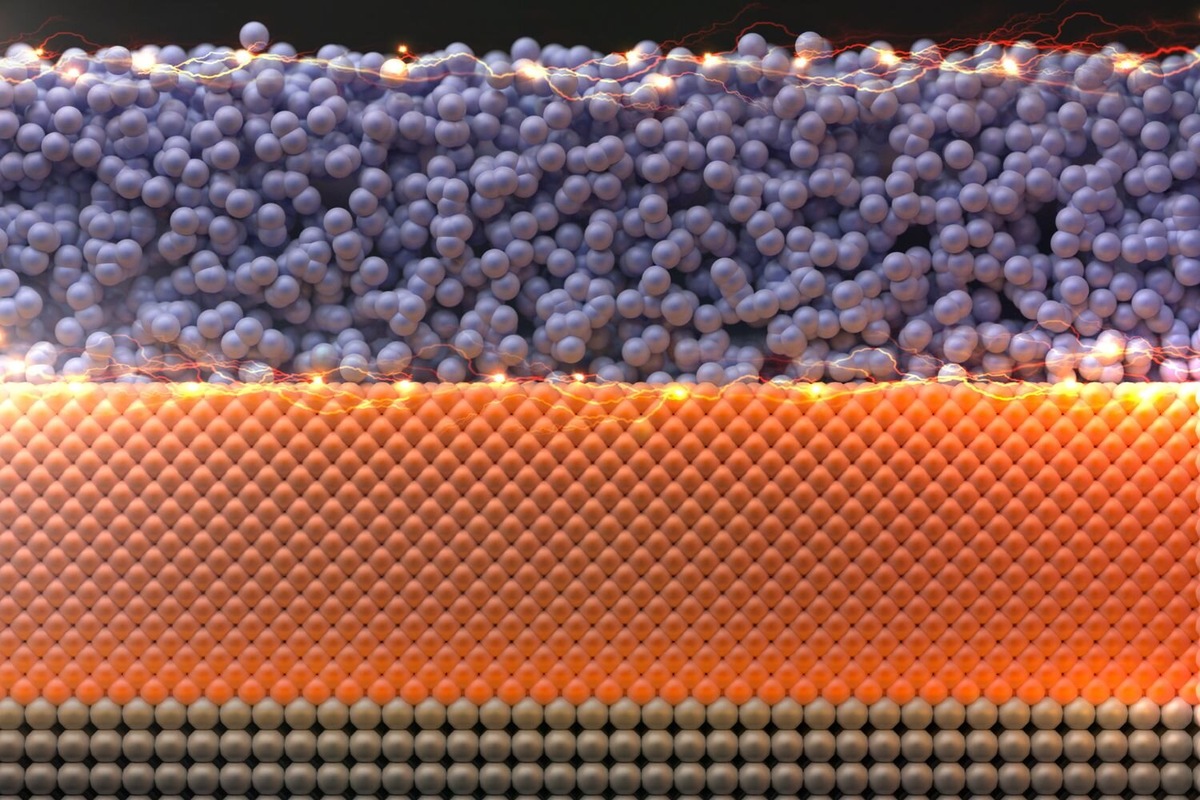 Плёнка толщиной в несколько атомов некристаллического фосфида ниобия лучше проводит ток через поверхность, делая материал в целом лучшим проводником. Источник: Il-Kwon Oh / Asir Khan