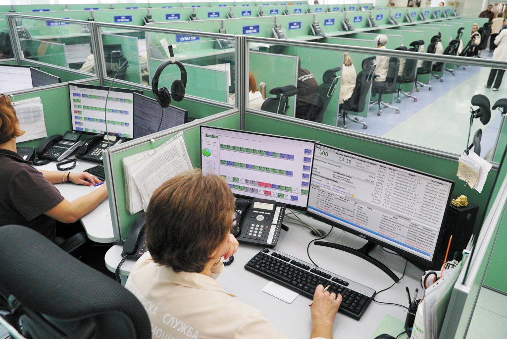 Диспетчерская служба Станции скорой и неотложной медицинской помощи имени А. С. Пучкова