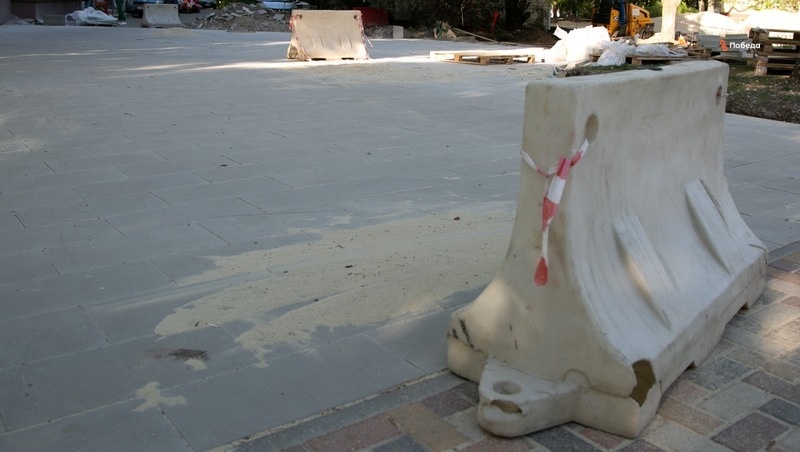    В Кочубеевском округе активно обновляют пешеходные зоны Фото: ИА «Победа26»