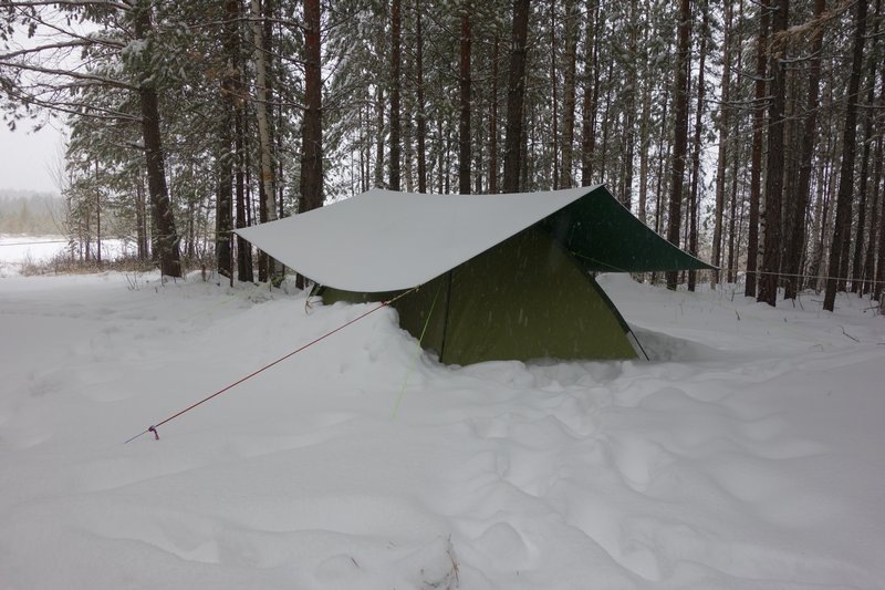 Вчера ещё снега не было совсем 