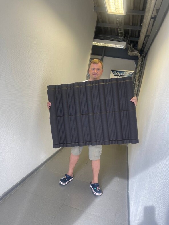 Резина полимерный кровельный материал Кровля Гумибо.  Источник: gumibo.pro