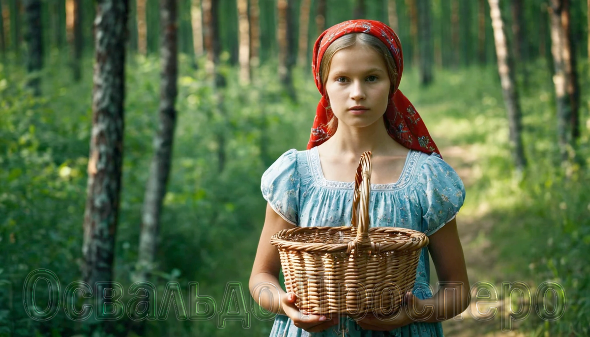 Мы любили бывать в бабушкином лесу.