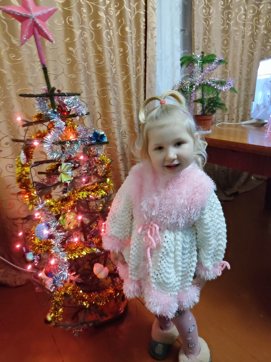 Теперь у нас такой прекрасный Новый год!) с дочкой! 