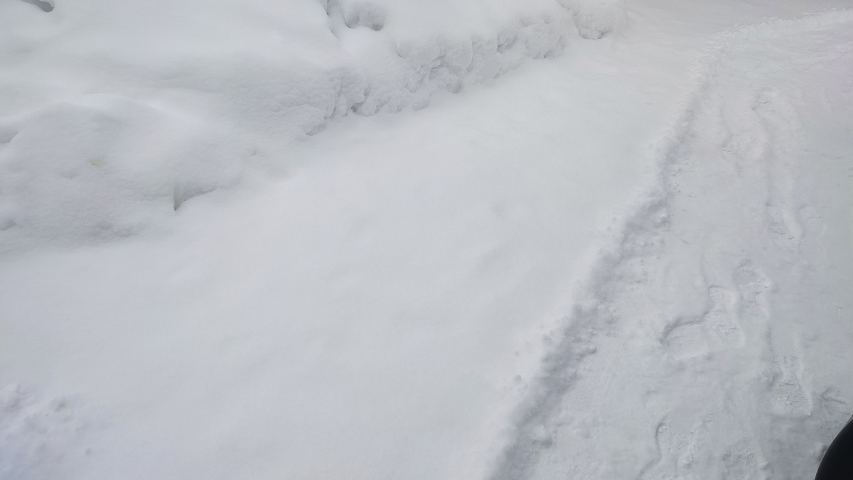 Опять засыпало