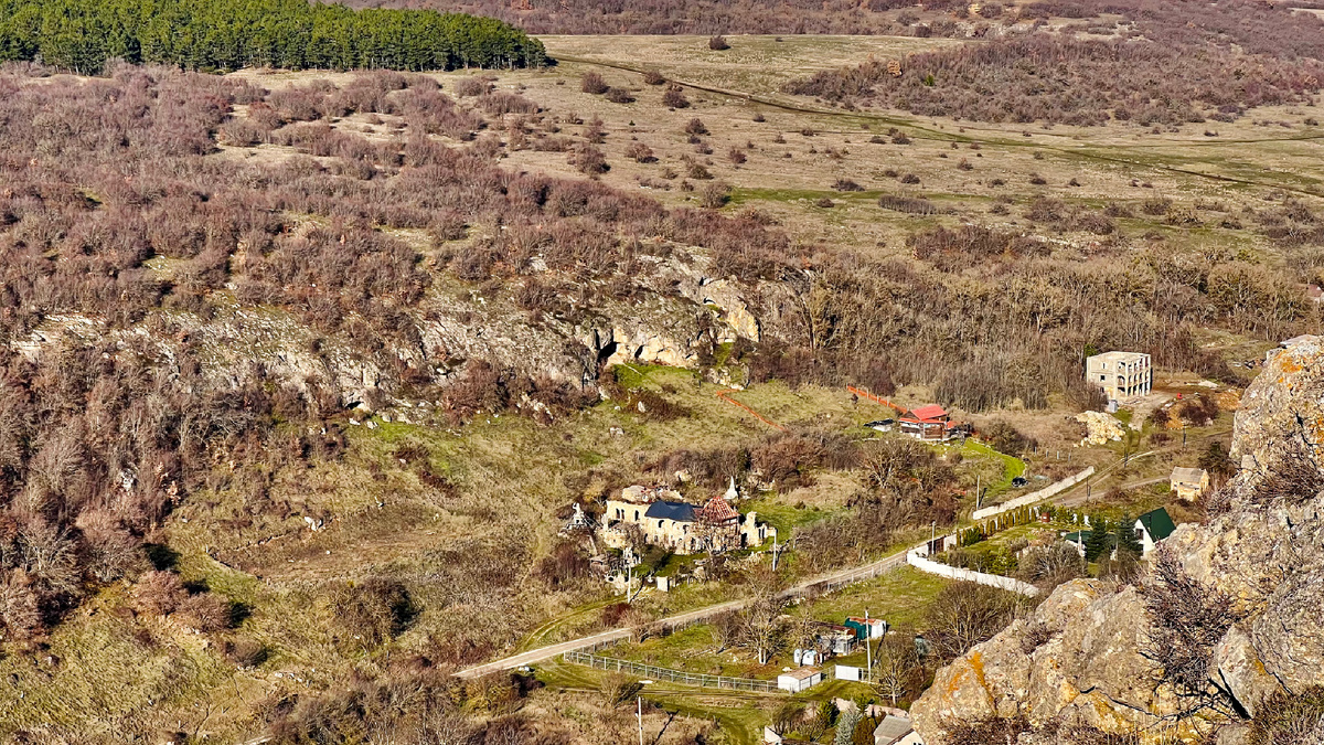 Кайнаутский замок, вид с горы Кайнаут