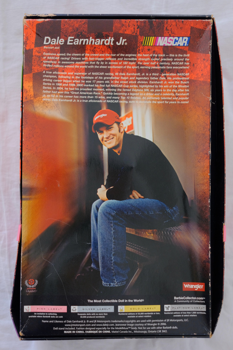 Dale Earnhardt Jr. NASCAR Barbie 2006