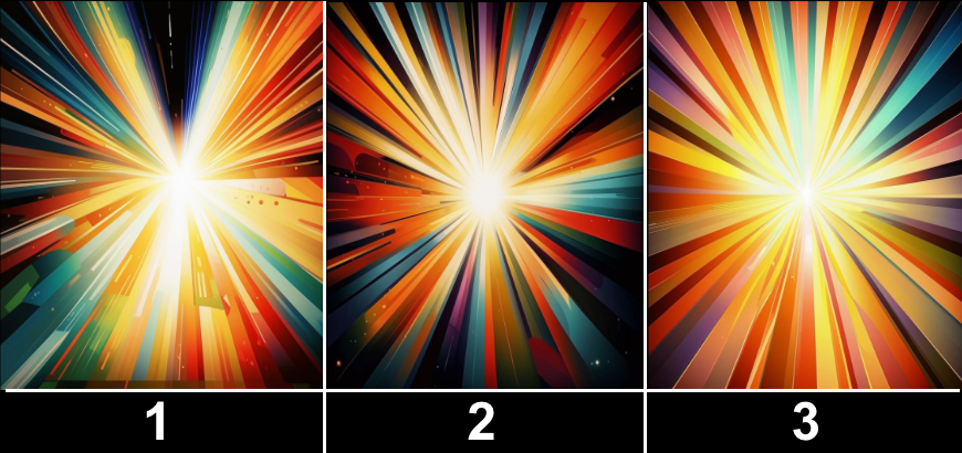 Выберите луч