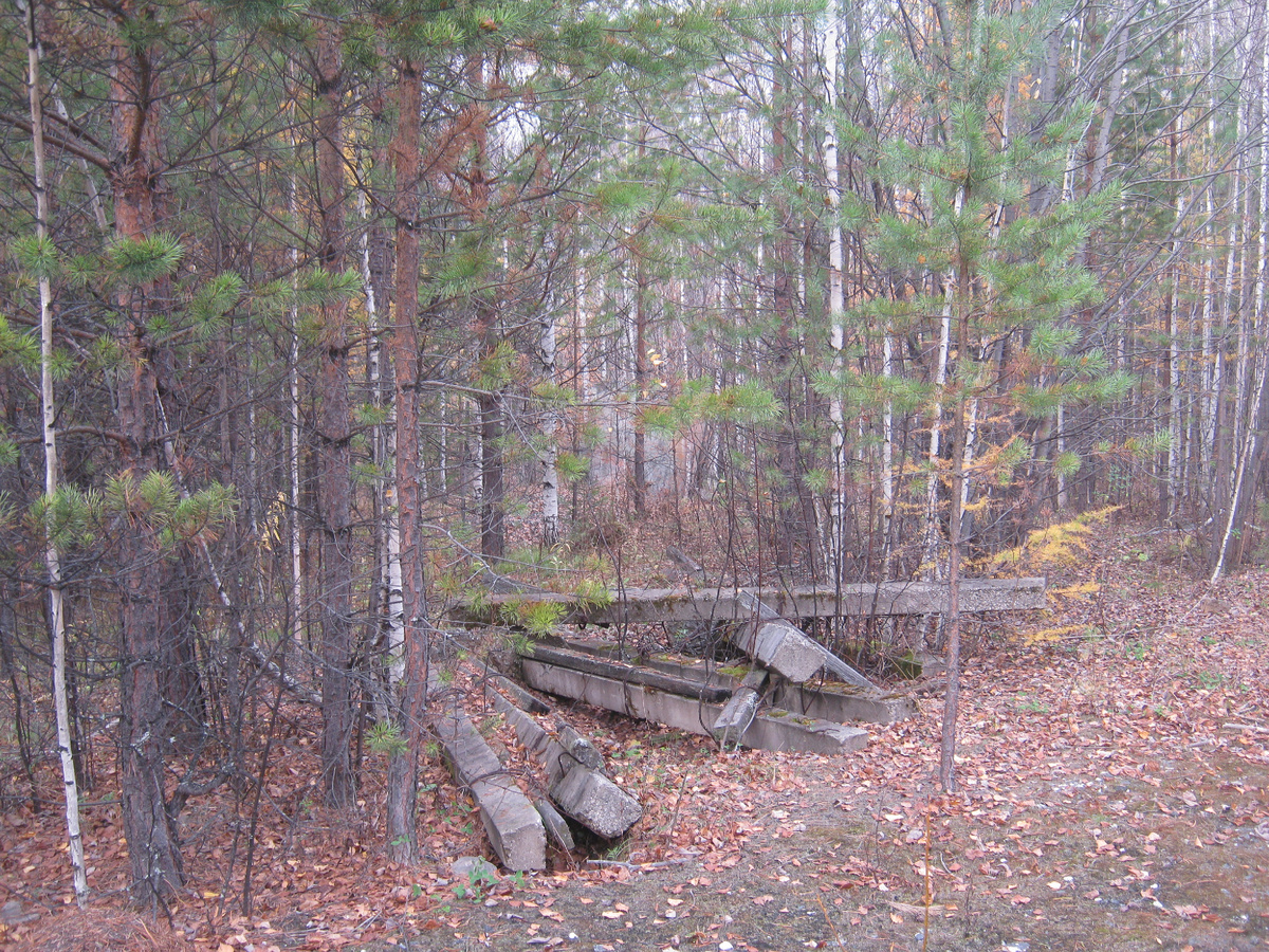 Остатки ограждения