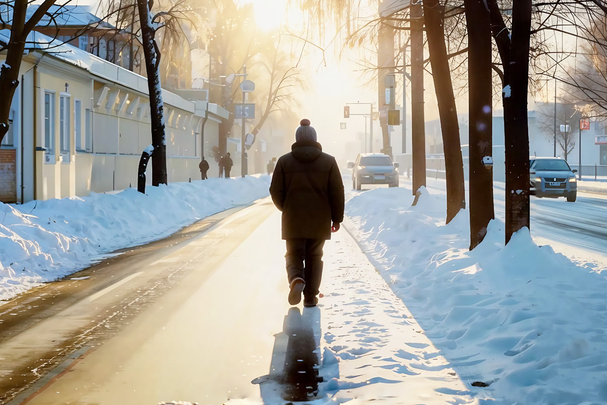 Водителям и пешеходам напомнили, что на дорогах следует быть осторожнее.  Фото: Изображение сгенерировано нейросетью Kandinsky 3.1